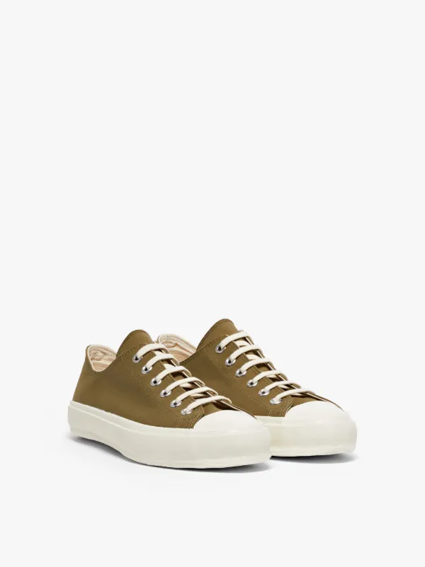 Khaki Bonded Cotton Sneakers | GS-017