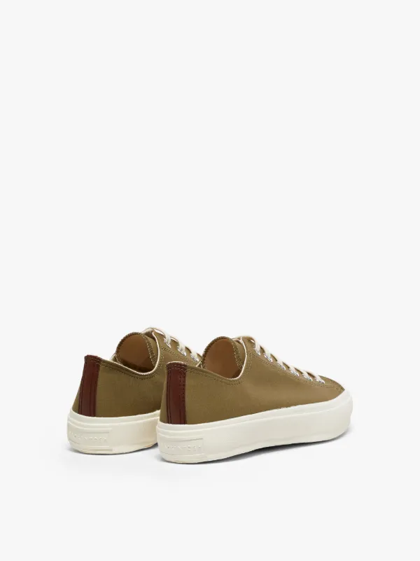 Khaki Bonded Cotton Sneakers | GS-017