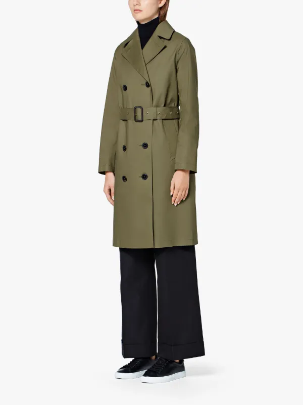 Khaki Bonded Cotton Trench Coat LR-022D