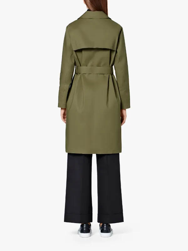 Khaki Bonded Cotton Trench Coat LR-022D