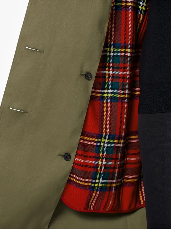 Khaki Bonded Cotton Trench Coat LR-022D