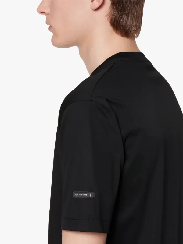 KILMOTE Black Cotton Crew Neck T-shirt | GCS-1012