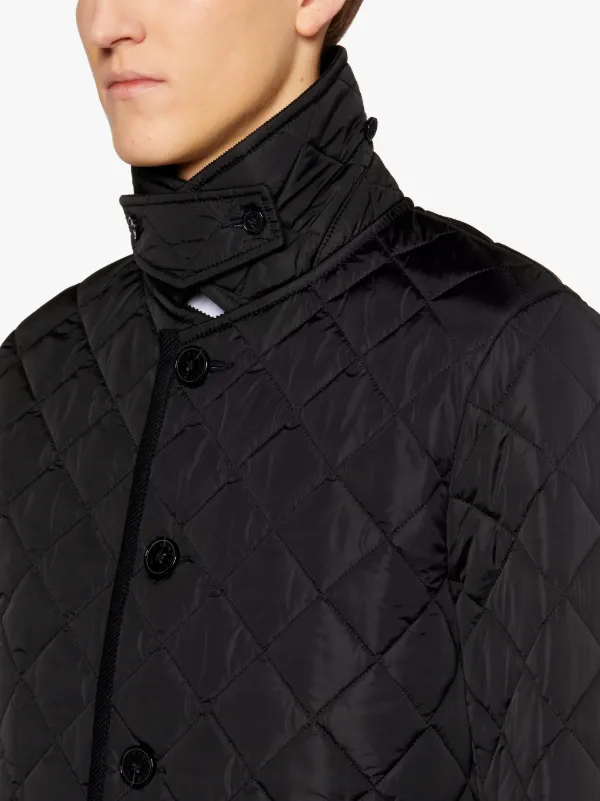 Quilted on sale nylon jacket