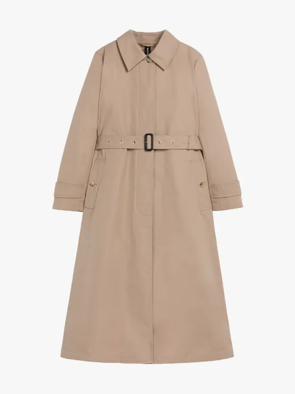 KINGLASSIE Sand Cotton Trench Coat | LM-1099B