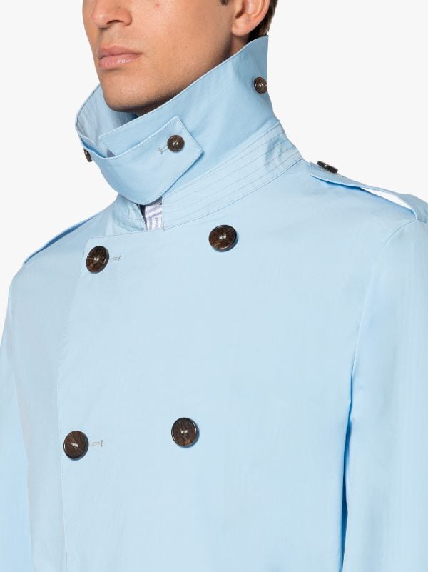 On sale KINGS Sky Blue ECO DRY Trench Coat Mackintosh