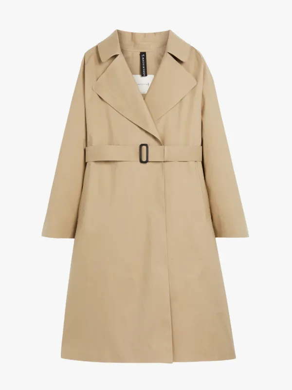 KINTORE Fawn Bonded Cotton Trench Coat | LR-1039