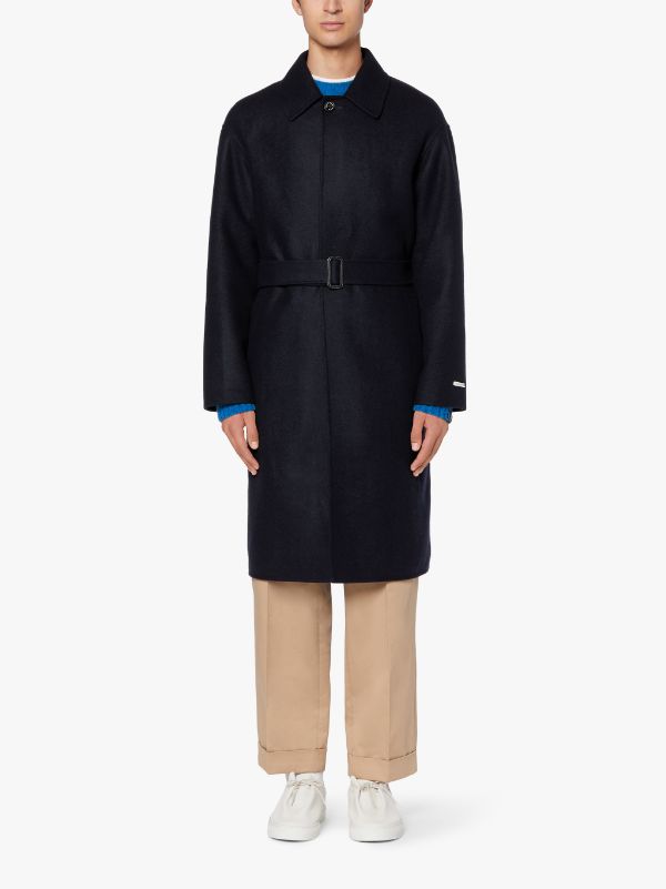 KIRKHILL Navy Wool Coat | GM-1106/J