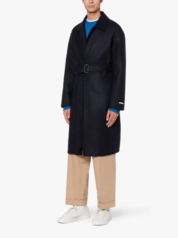 KIRKHILL Navy Wool Coat | GM-1106/J | Mackintosh