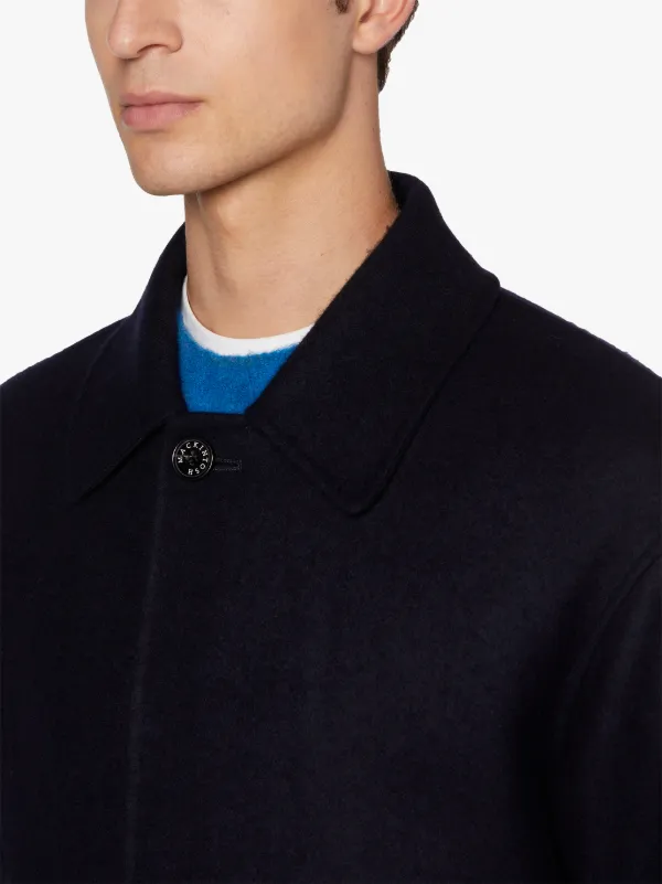 KIRKHILL Navy Wool Coat | GM-1106/J