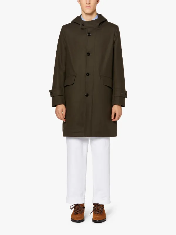 Men's olive hotsell wool coat