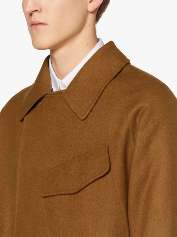 LAGGAN Camel Wool Tielocken Coat | GM-1105/J