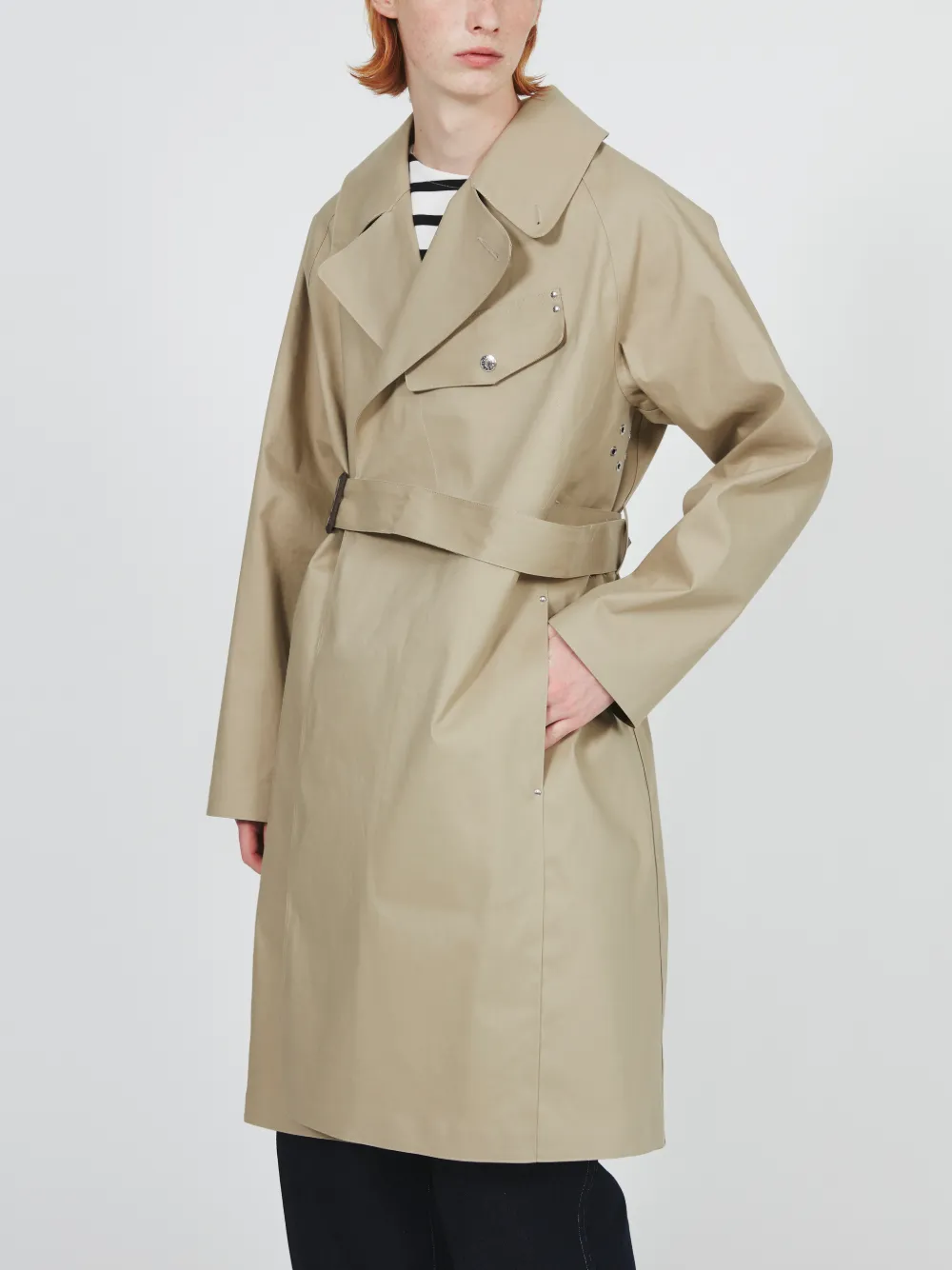 LAGGAN TIELOCKEN COAT FAWN | GR-1037 | MACKINTOSH LAGGAN TIELOCKEN COAT FAWN | GR-1037 | MACKINTOSH