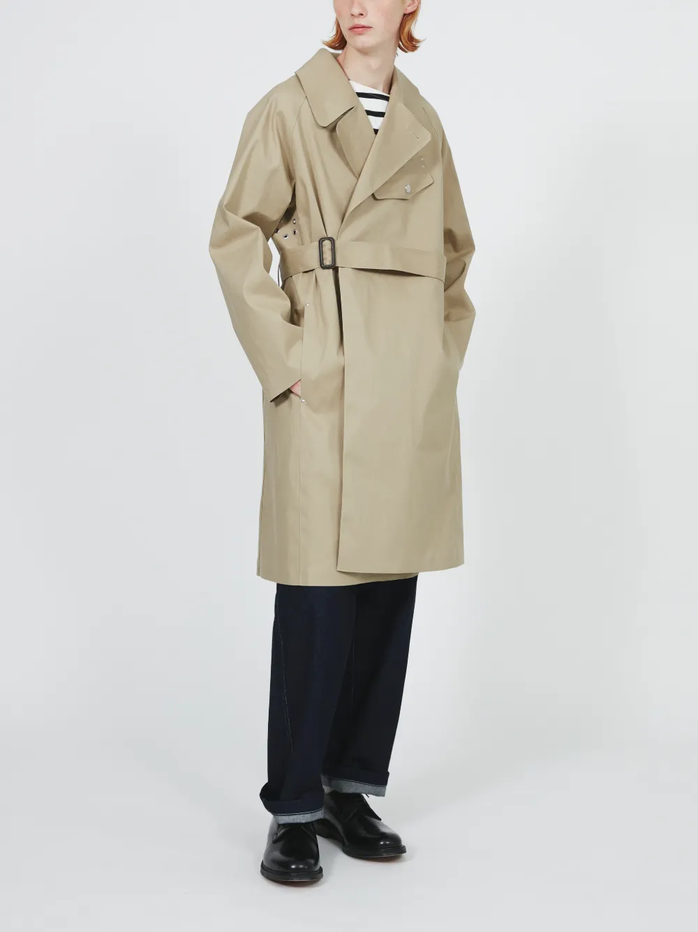 LAGGAN TIELOCKEN COAT FAWN | GR-1037 | MACKINTOSH LAGGAN TIELOCKEN COAT FAWN | GR-1037 | MACKINTOSH