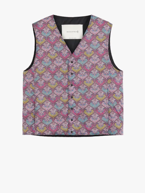 LASENBY Pink LIBERTY Print Gilet