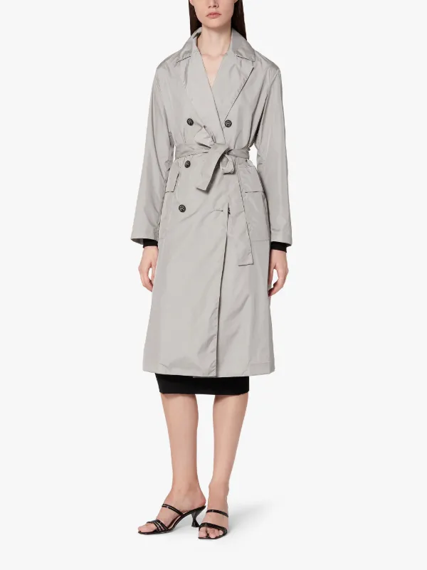 Light grey 2025 trench coat womens