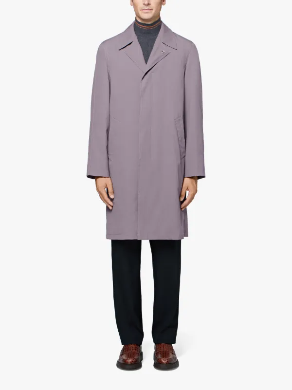 Lavender Cotton 0003 Tailored Coat