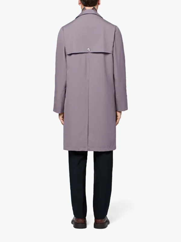 Lavender Cotton 0003 Tailored Coat