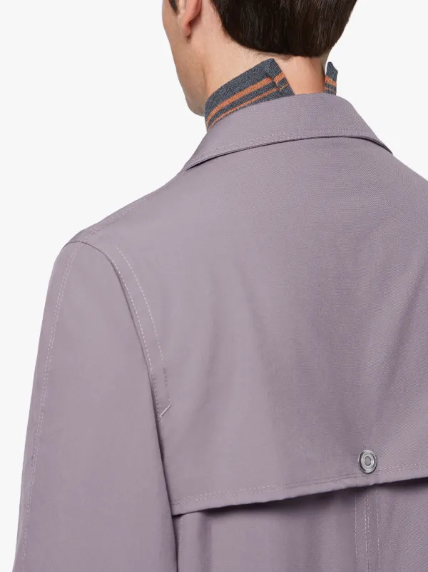 Lavender Cotton 0003 Tailored Coat