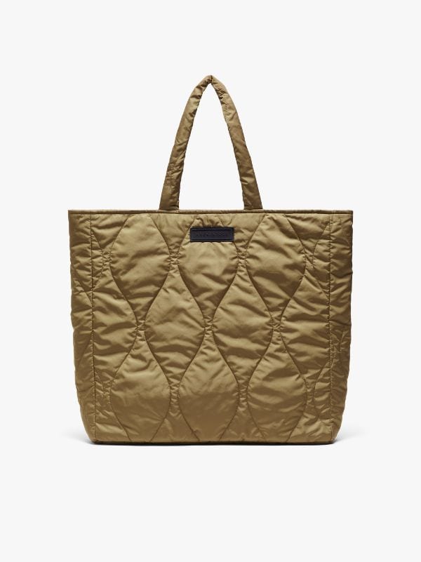 LEXIS Mocha Quilted Nylon Bag | ACC-BA02