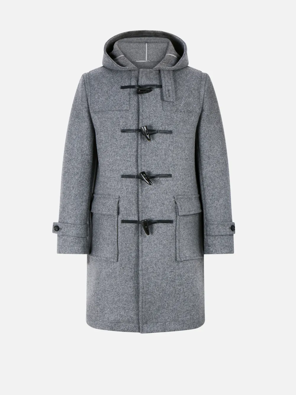 Light Grey Wool Duffle Coat GM-013 | Mackintosh