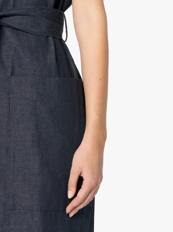 LINWOOD Indigo Sleeveless Denim Dress | WDR-1001