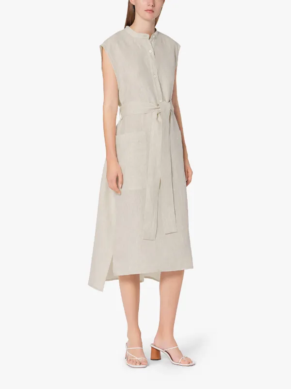 natural linen dress