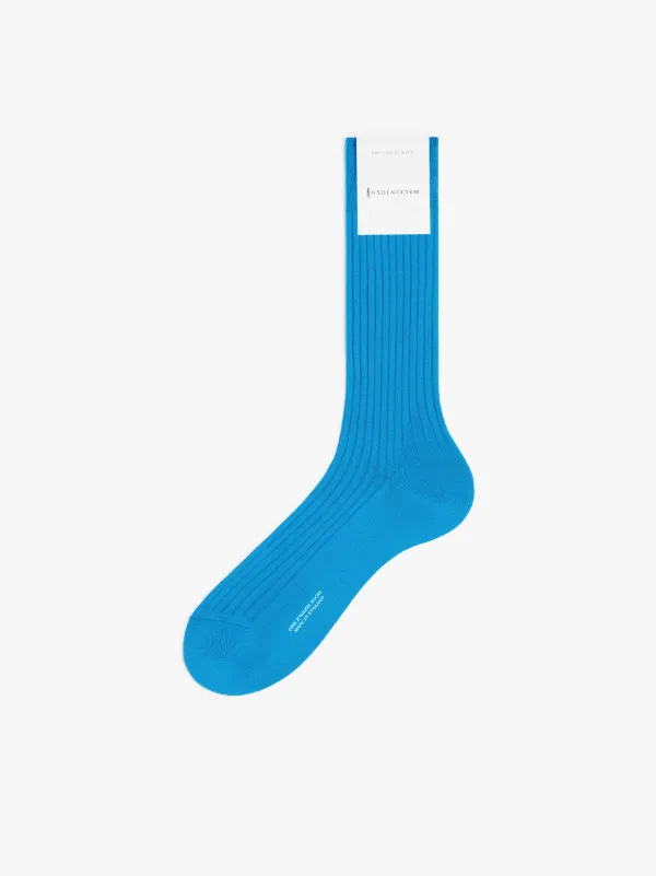 logo ribbed socks
