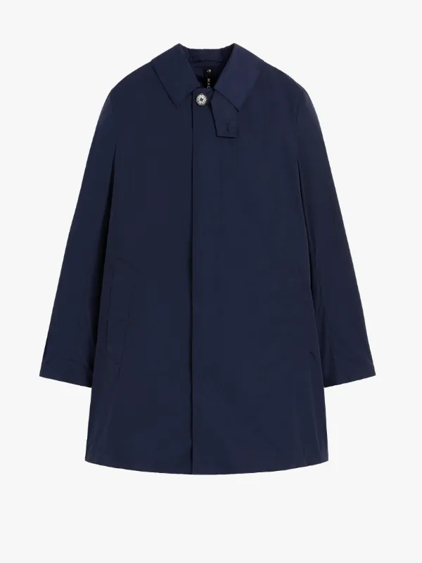 LONDON Navy Nylon Short Coat | GMC-106