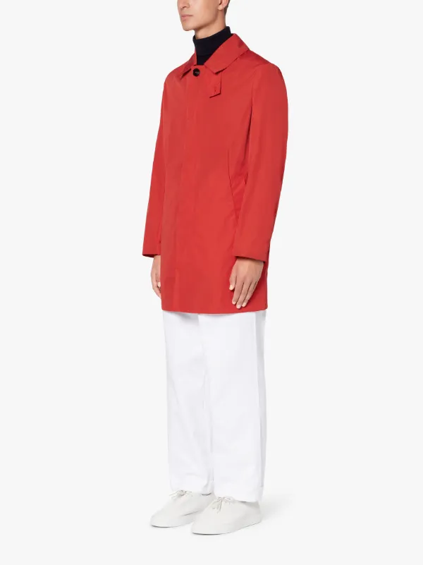 LONDON Red Nylon Short Coat | GMC-106