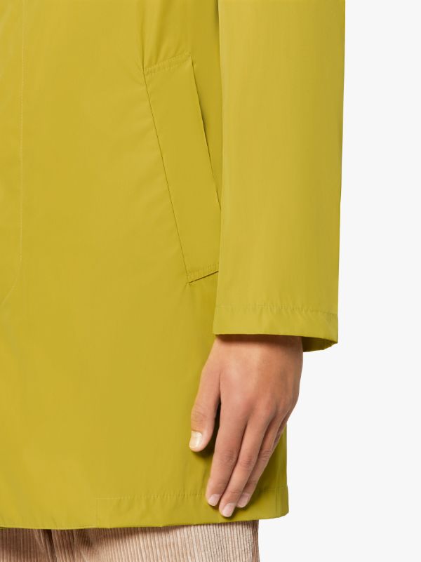 LONDON Yellow Nylon Short Coat | GMC-106