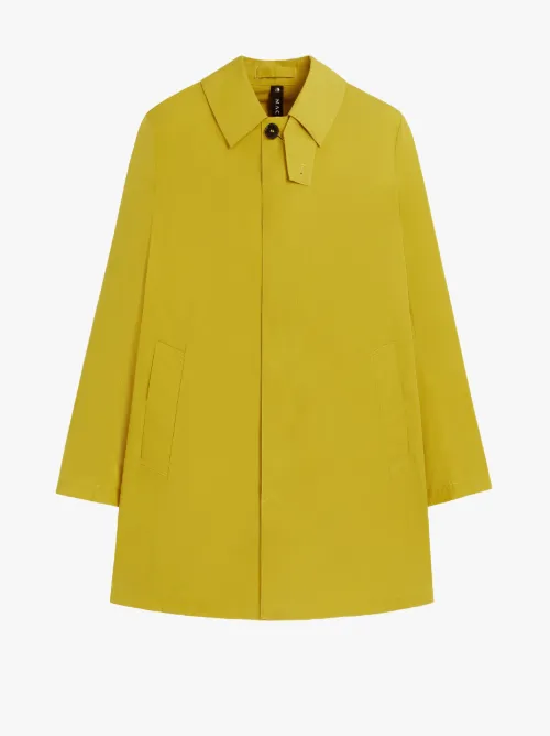 yellow short coat