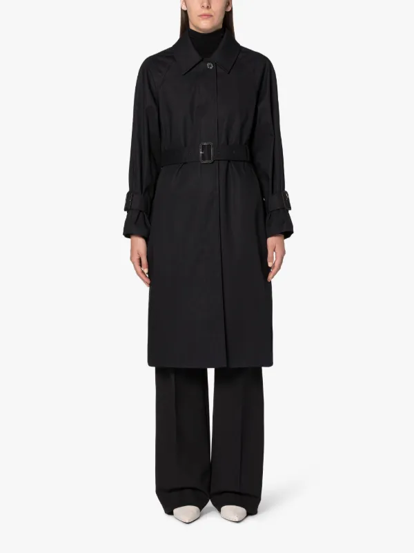 MAILI Black RAINTEC Cotton Coat