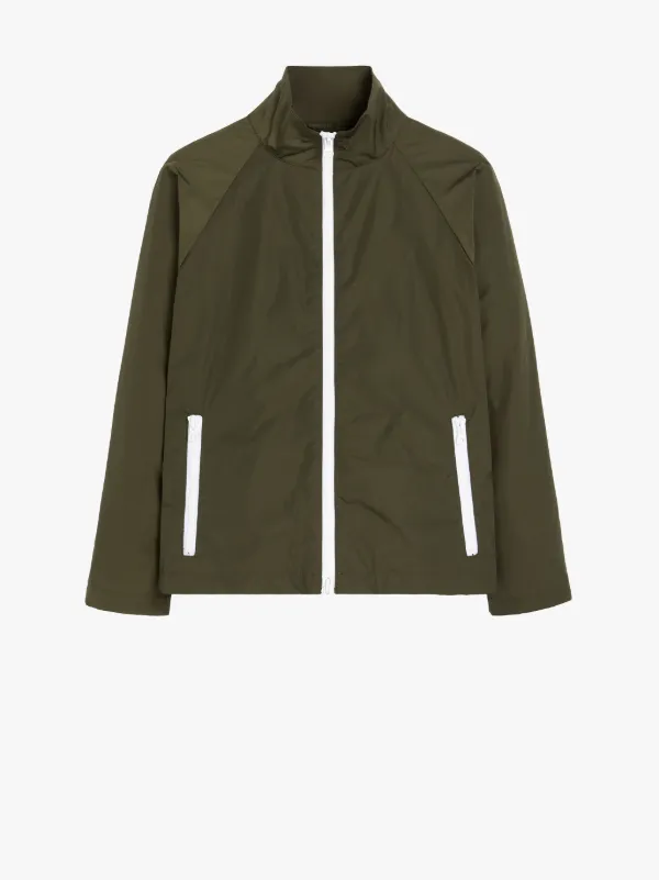 MAIRI Khaki Nylon Jacket | LMS-062