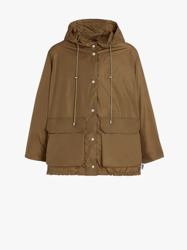 MAISIE Mocha Nylon Field Jacket | LMJ-017