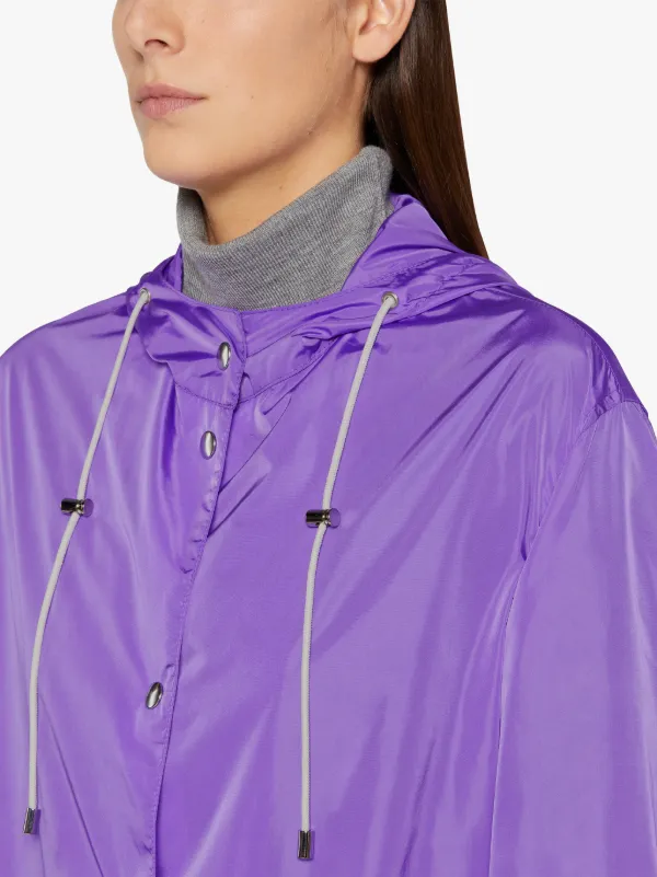 MAISIE Purple Nylon Field Jacket | LMJ-017