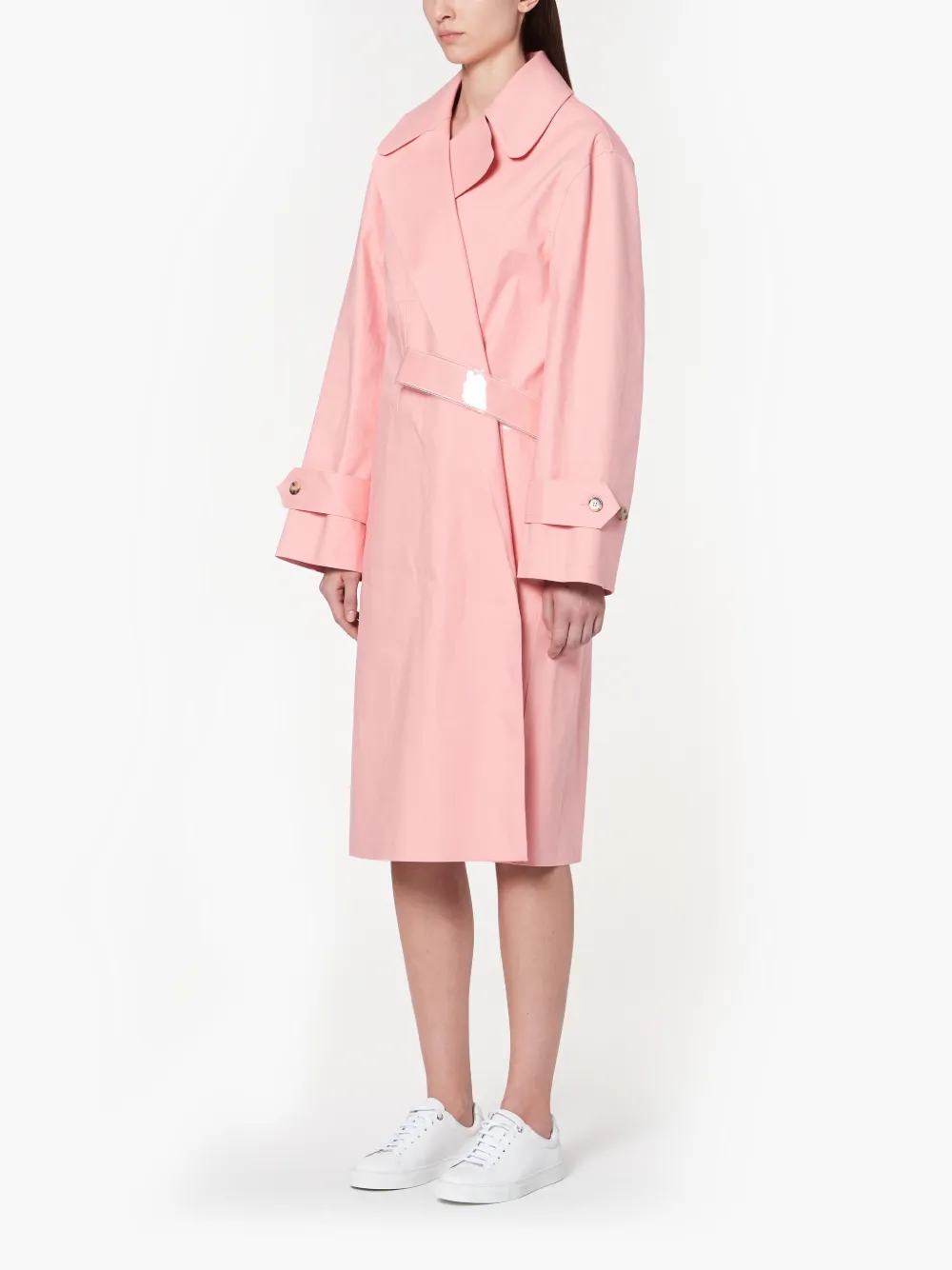 Maison Margiela コットンゴム引き シングルトレンチコート ショート | MACKINTOSH