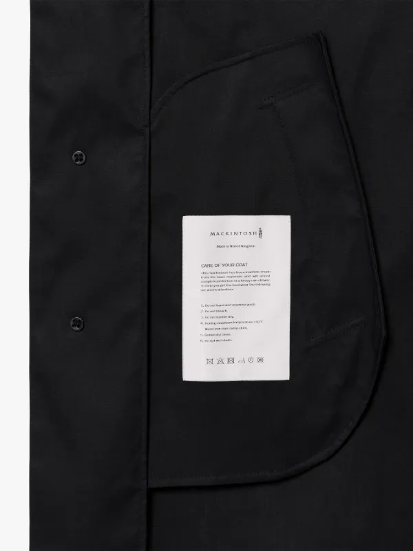 MANCHESTER Black RAINTEC Cotton 3/4 Coat | GMC-107