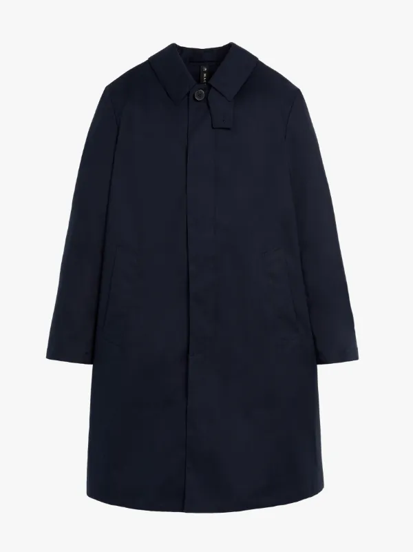 MANCHESTER Navy RAINTEC Cotton 3/4 Coat | GMC-107