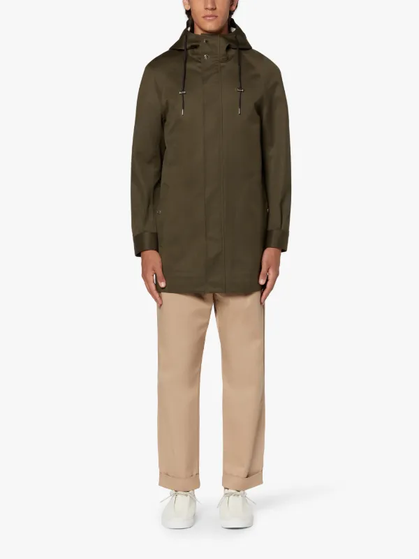 MARGIE Olive TECH Wool & Mohair Field Parka | GMH-1020