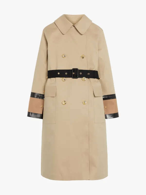 MARNOCH Fawn Bonded Cotton Trench Coat | LR-1036