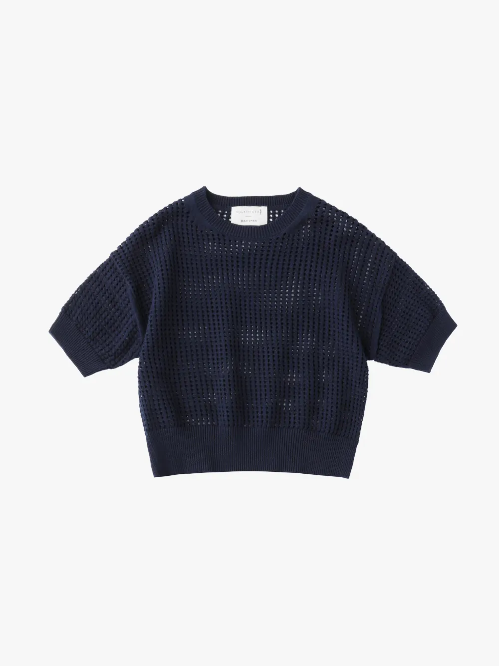 新品　マッキントッシュ　バトナー　ニット　メッシュ　ノースリーブ　ネイビー　紺 新品 マッキントッシュ バトナー ニット メッシュ ノースリーブ