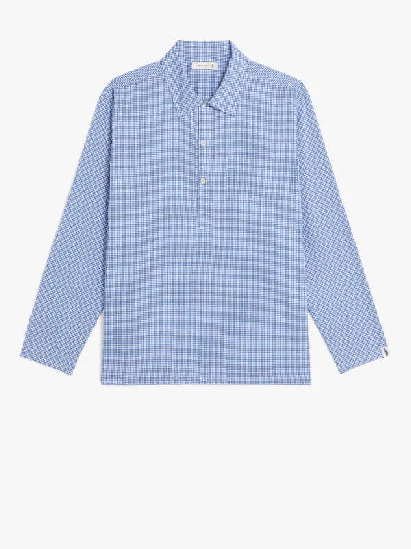 MILITARY Blue Cotton Shirt | GSM-201