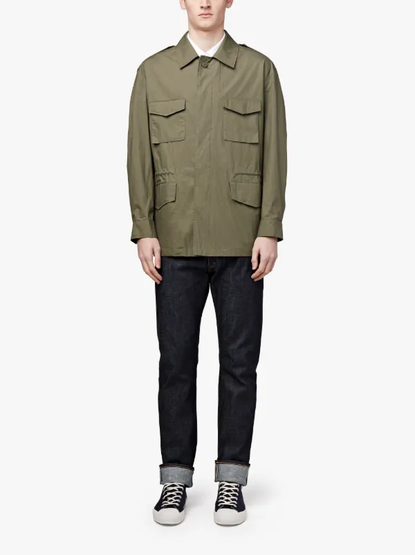 Military Green Cotton Field Jacket