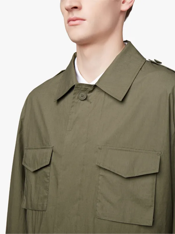 Military Green Cotton Field Jacket