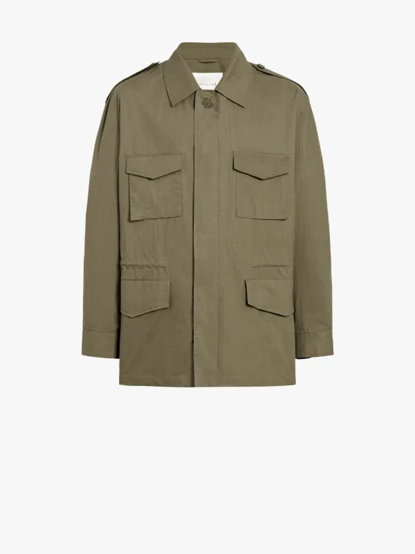 Military Green Cotton Field Jacket