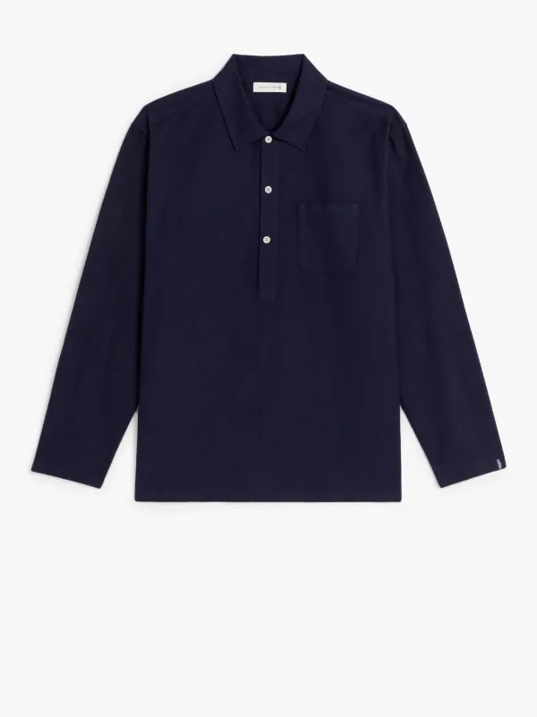 MILITARY Navy Cotton Shirt | GSM-201