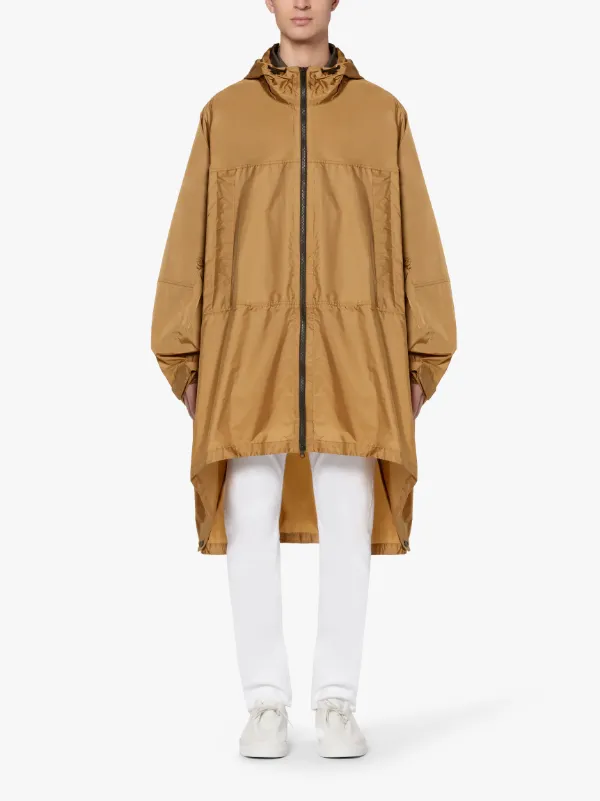 MIST Camel Green Nylon Cape
