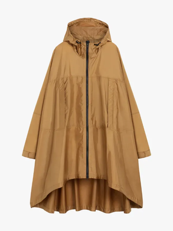 MIST Camel Green Nylon Cape