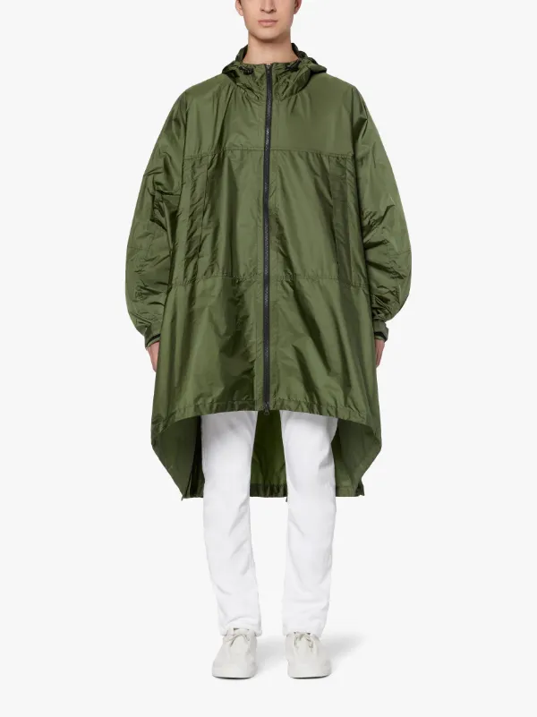 MIST Military Green Nylon Cape