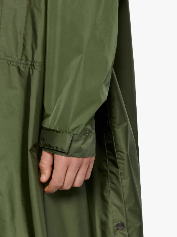 MIST Military Green Nylon Cape
